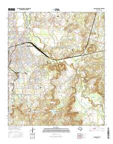 Brownwood 2016 topographic map thumbnail