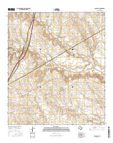 Bruceville 2016 topographic map thumbnail
