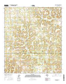 Brushy Draw 2016 topographic map thumbnail