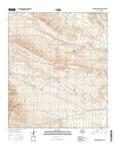 Buckhorn Draw East 2016 topographic map thumbnail