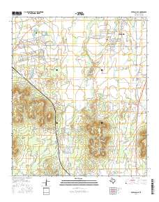 Buffalo Gap 2016 topographic map thumbnail