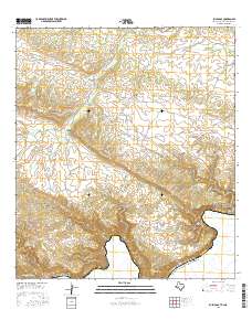 Bullis Gap 2016 topographic map thumbnail