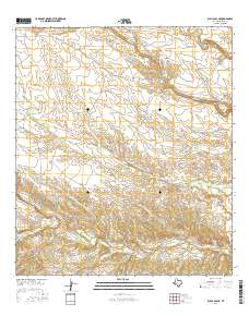 Bullis Gap NE 2016 topographic map thumbnail