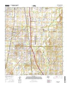 Burleson 2016 topographic map thumbnail