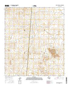 Burnt Spring Hills 2016 topographic map thumbnail