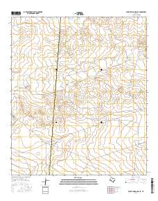 Burnt Spring Hills SE 2016 topographic map thumbnail