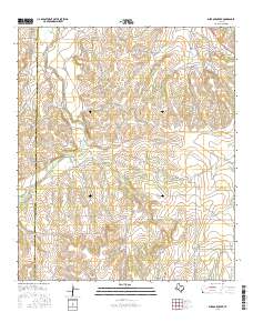 Burr Oak Creek 2016 topographic map thumbnail