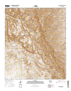 Burro Canyon 2016 topographic map thumbnail
