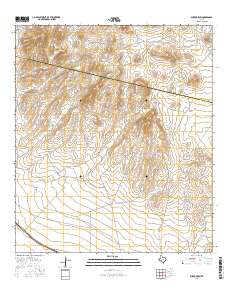 Burro Draw 2016 topographic map thumbnail