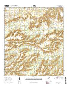 Busher Canyon 2016 topographic map thumbnail