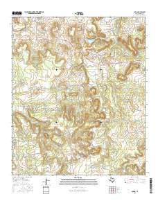 Caddo 2016 topographic map thumbnail