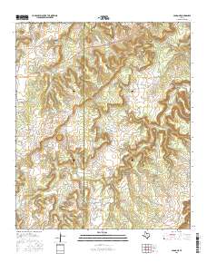 Caddo NE 2016 topographic map thumbnail