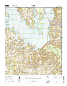 Calvary 2016 topographic map thumbnail