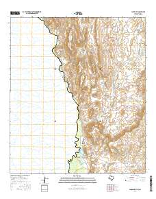 Candelaria 2016 topographic map thumbnail