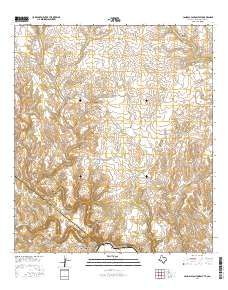 Candilla Canyon East 2016 topographic map thumbnail