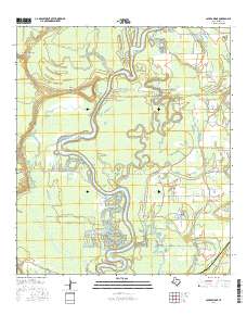 Capers Ridge 2016 topographic map thumbnail