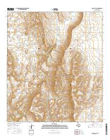 Capote Falls 2016 topographic map thumbnail