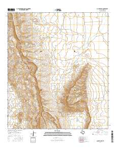 Capote Peak 2016 topographic map thumbnail