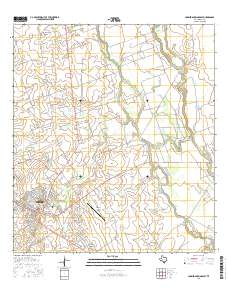 Carrizo Springs East 2016 topographic map thumbnail