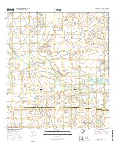 Carrizo Springs NW 2016 topographic map thumbnail