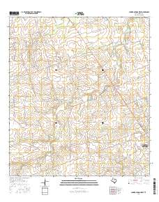 Carrizo Springs West 2016 topographic map thumbnail