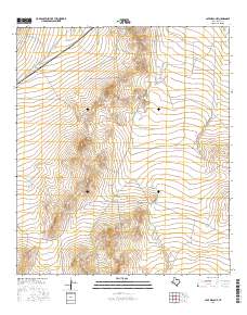 Cave Mesa NE 2016 topographic map thumbnail