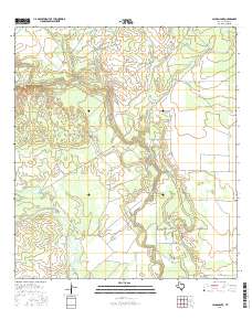 Cayman Lake 2016 topographic map thumbnail