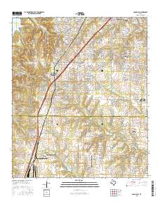 Cedar Hill 2016 topographic map thumbnail
