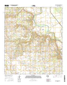 Cedar Springs 2016 topographic map thumbnail