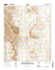 Cerro Alto Mountain 2016 topographic map thumbnail