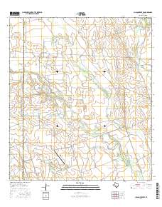 Chacon Creek SE 2016 topographic map thumbnail