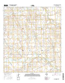Chacon Creek SW 2016 topographic map thumbnail