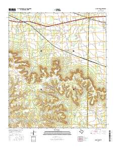 Chalk Peak 2016 topographic map thumbnail