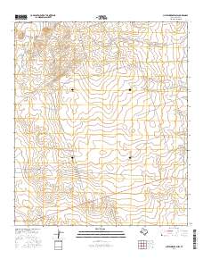 Cheyenne Draw SW 2016 topographic map thumbnail