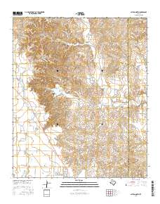 Jayton North 2016 topographic map thumbnail