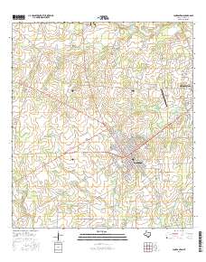 Jourdanton 2016 topographic map thumbnail