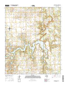 Justiceburg SE 2016 topographic map thumbnail