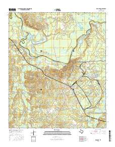 Karnack 2016 topographic map thumbnail