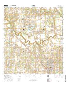 Karnes City 2016 topographic map thumbnail