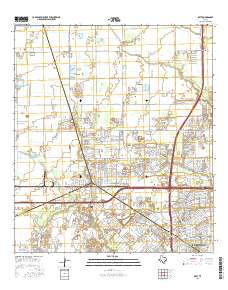 Katy 2016 topographic map thumbnail