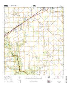 Kendleton 2016 topographic map thumbnail
