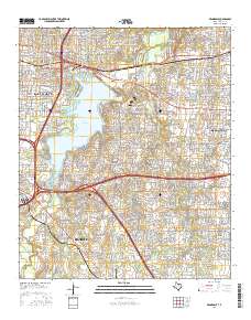 Kennedale 2016 topographic map thumbnail