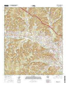 Kerrville 2016 topographic map thumbnail