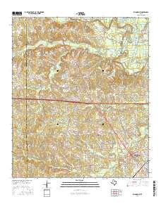 Kilgore NW 2016 topographic map thumbnail