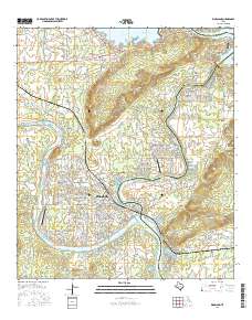 Kingsland 2016 topographic map thumbnail