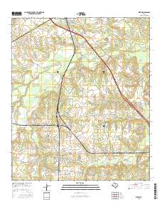 Kirvin 2016 topographic map thumbnail