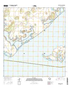 Kleberg Point 2016 topographic map thumbnail