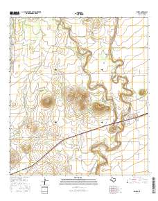 Knippa 2016 topographic map thumbnail
