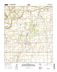 Knox City 2016 topographic map thumbnail