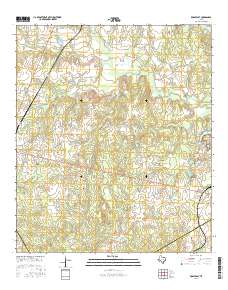 Kosse East 2016 topographic map thumbnail